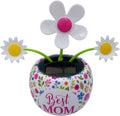 Solar Powered Dancing Car Dashboard Decor,Solar Dancing Flower Solar Dancing Solar Powered Car Swinging Dancing Car Windowsill Home Desk Decor Solar Power Kits