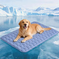 Cooling Mat for Large Dogs, Q-MAX > 0.45 Thick & Durable Pet Cooling Pad, No Gel No Electric Safety Dog Blanket, Washable Non-Slip Summer Crate Bed