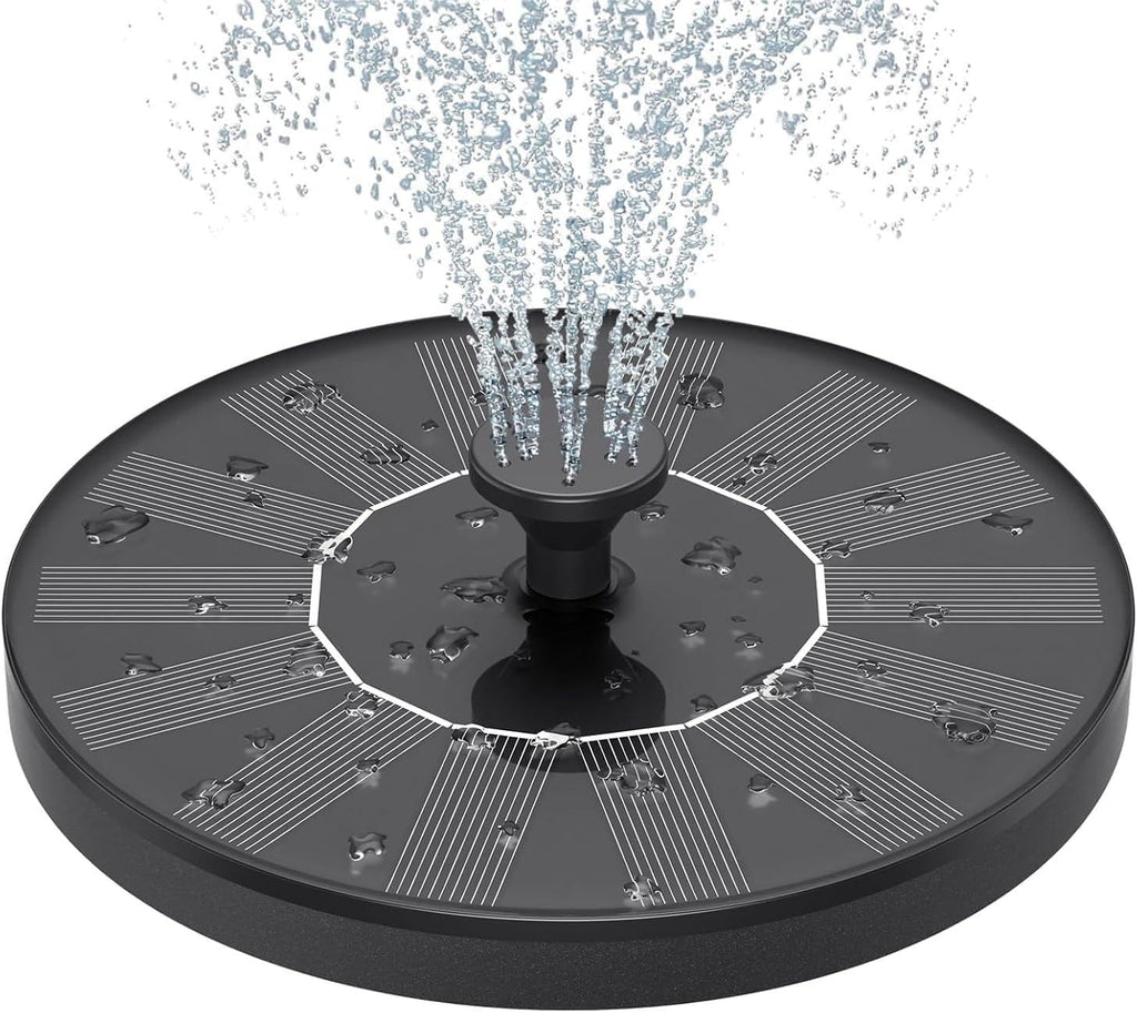 Solar Fountain, Solar Water Fountain, Solar Water Features for the Garden, Bird Bath for Garden, Solar Water Pump