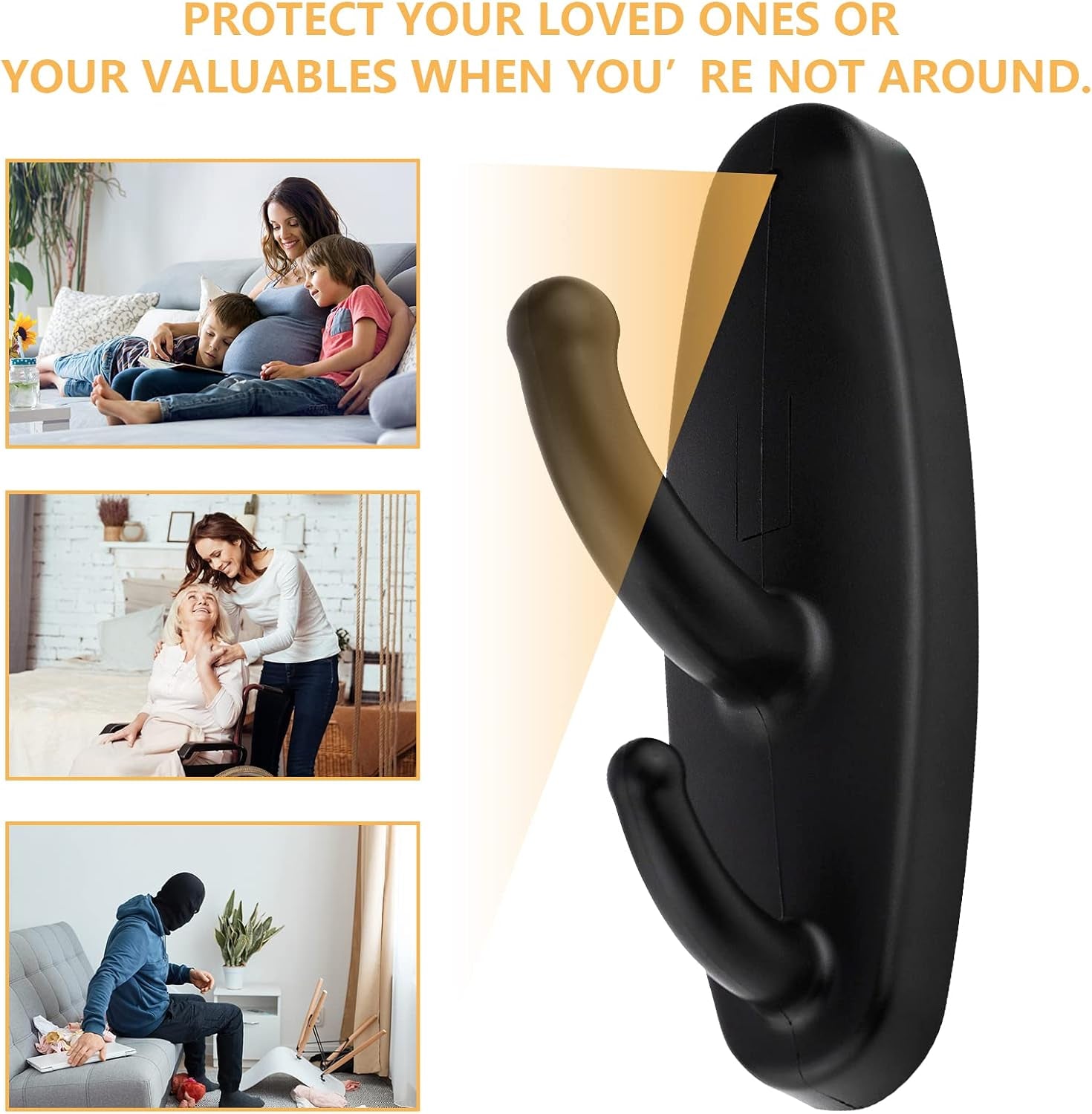 Clothes Hook with Mini Hidden Camera 1080P Spy Camera with Motion Detection Loop Recording, Secret Camera for Home, Indoor Security Nanny Camera for Baby/Pet, No Wifi Function