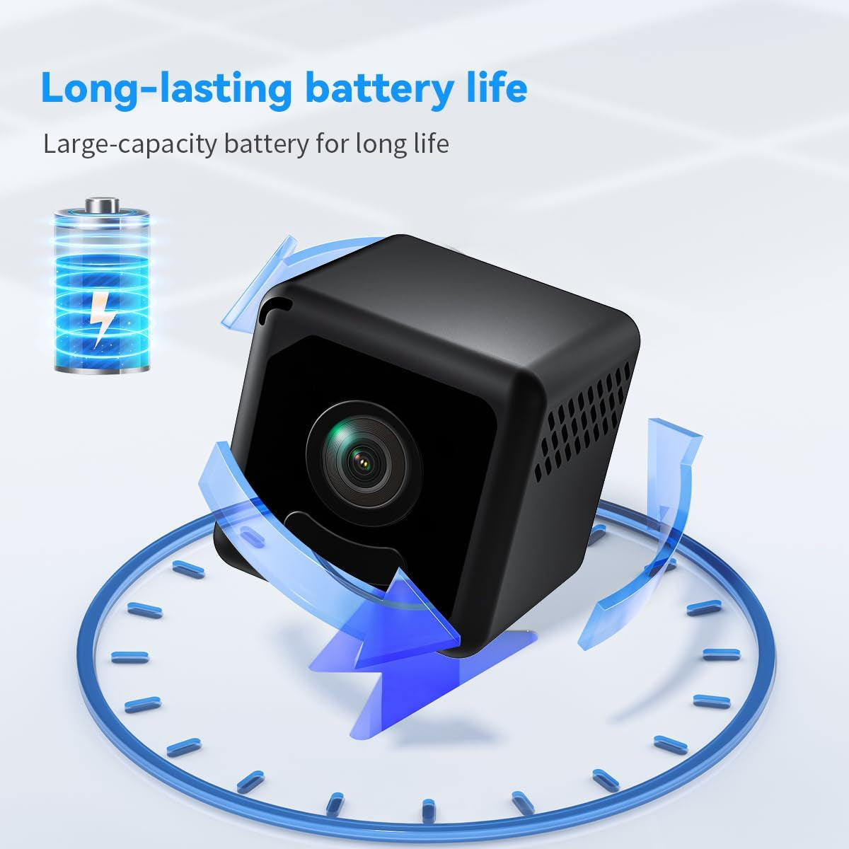 Mini Spy Camera 1080P Wifi – Hidden Indoor Security Camera with Motion Detection, Night Vision – Baby & Pet Monitor – Remote App Control – HD 1080P Video for Home/Indoor Use Black